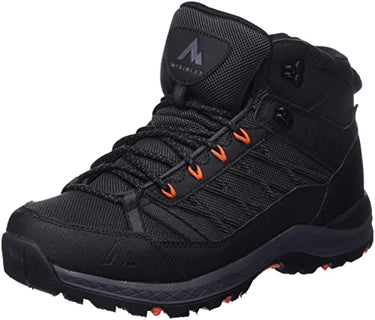 McKinley men's Kona V Mid AQX hiking shoe, Black/Anthracite/Red, 46 EU on sale